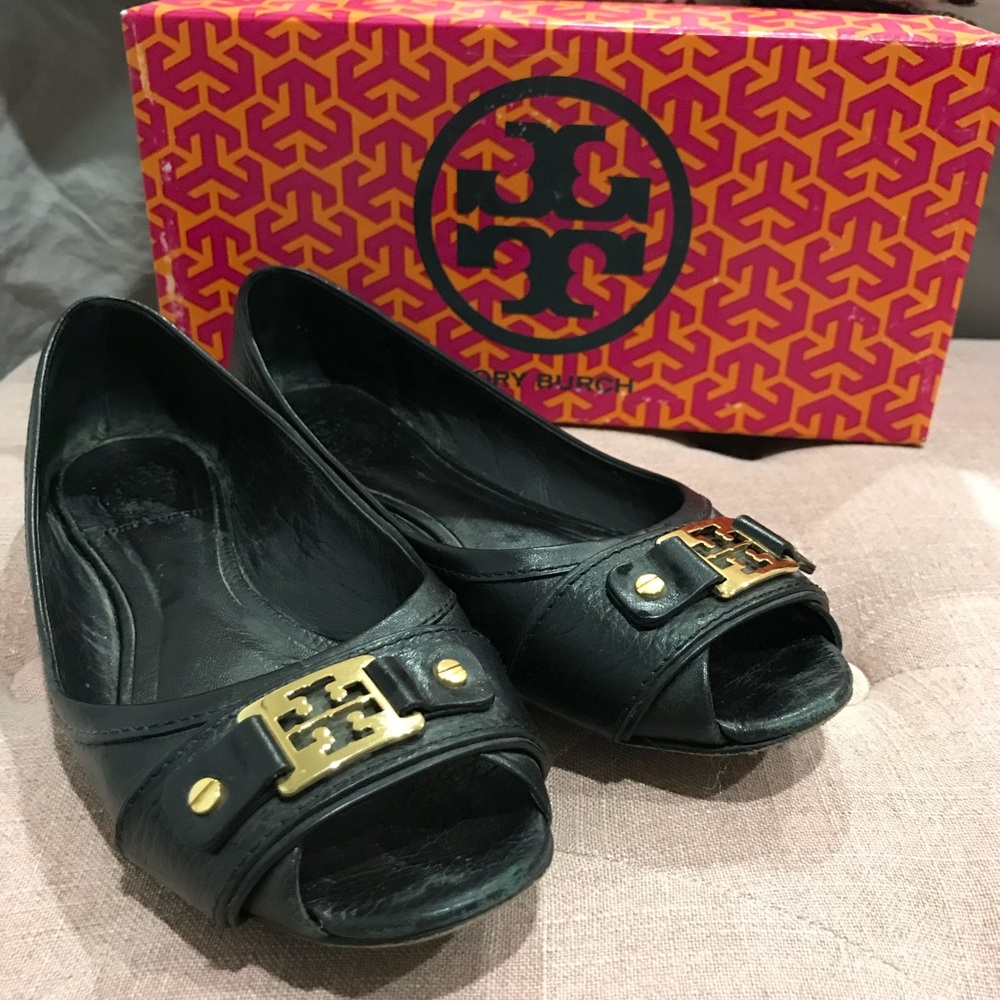 Tory Burch open toe flats
